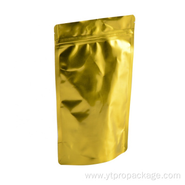 Customized logo printing golden aluminum foil waterproof food packaging bag